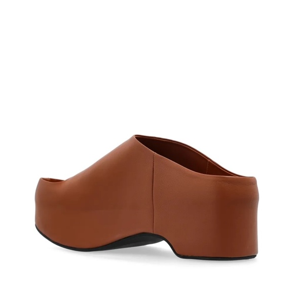 Marni platform, minimalist, lightweight, brown leather platform sandals - 37, 38 - Picture 5 of 5